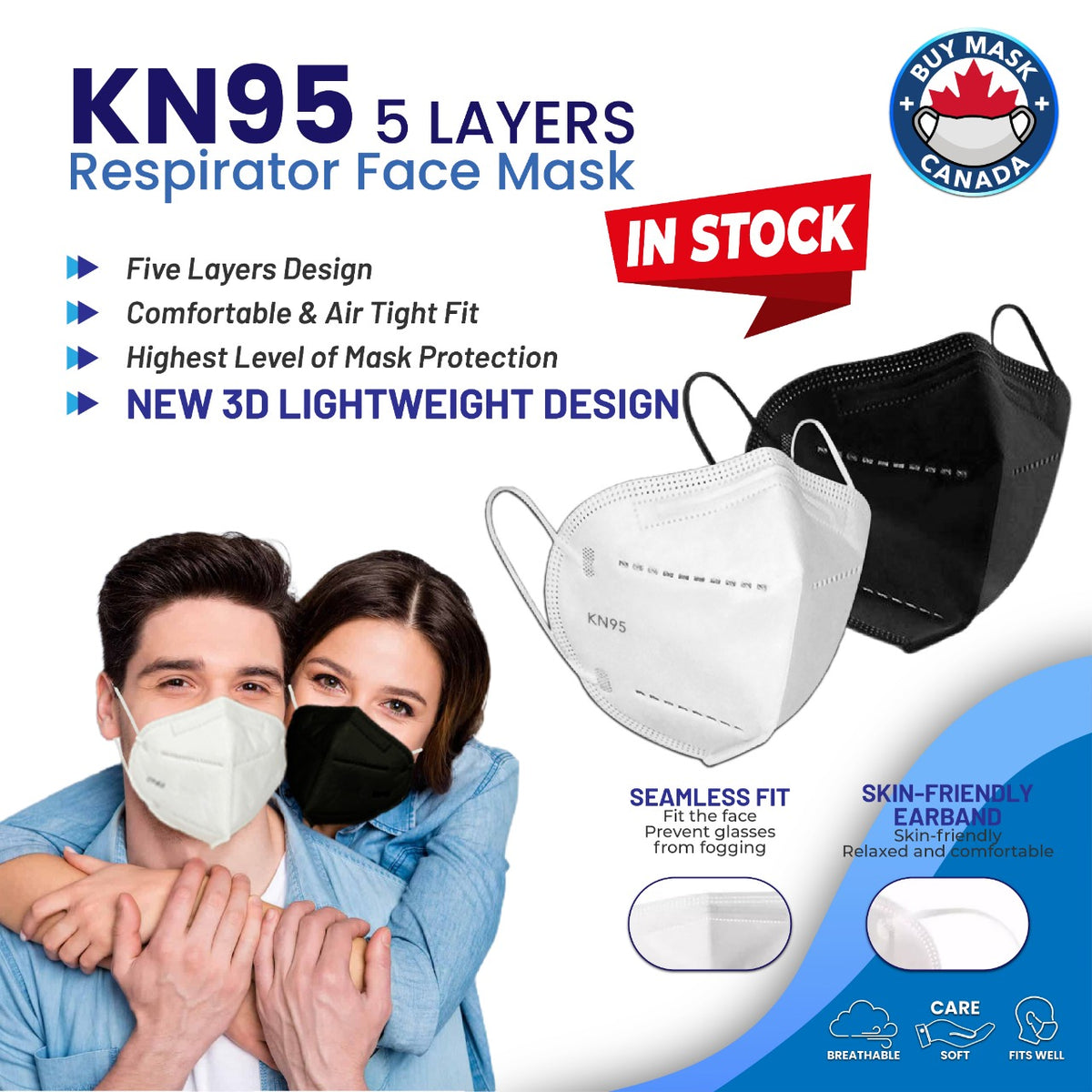 New & Best KN95 Antibacterial, and Antifog – Buy Mask Canada